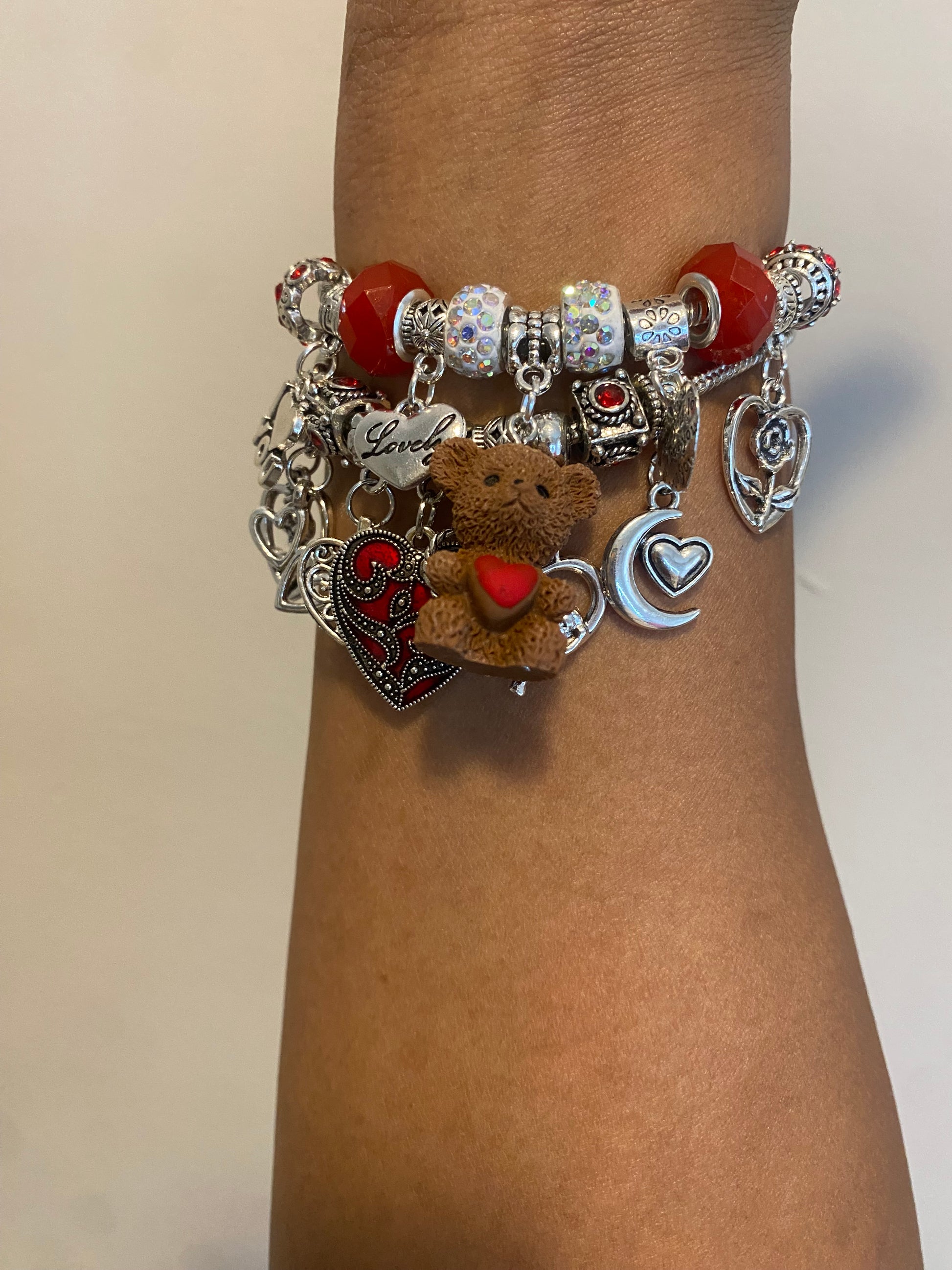 Pandora Bracelet with bear charms